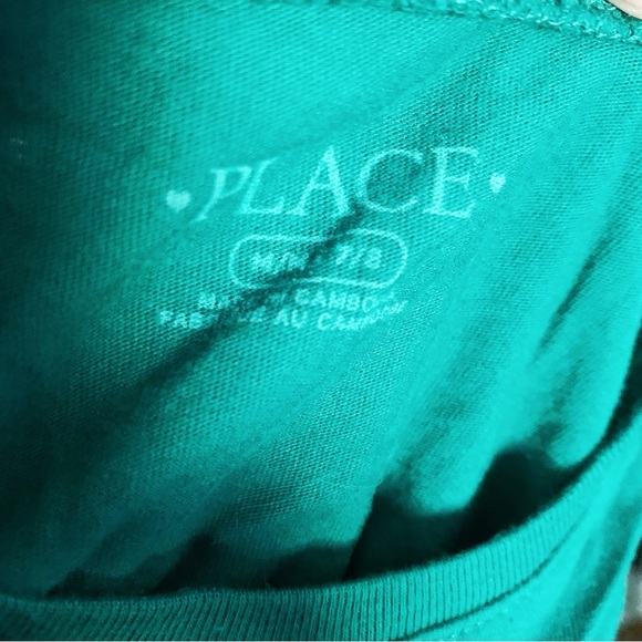 Children’s Place Xmas Cat LS Tee M or L - Picture 5 of 5